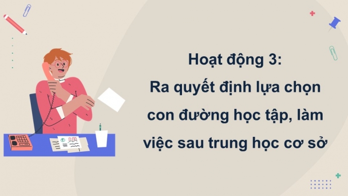 Giáo án điện tử Hoạt động trải nghiệm 9 chân trời bản 2 Chủ đề 8 Tuần 33