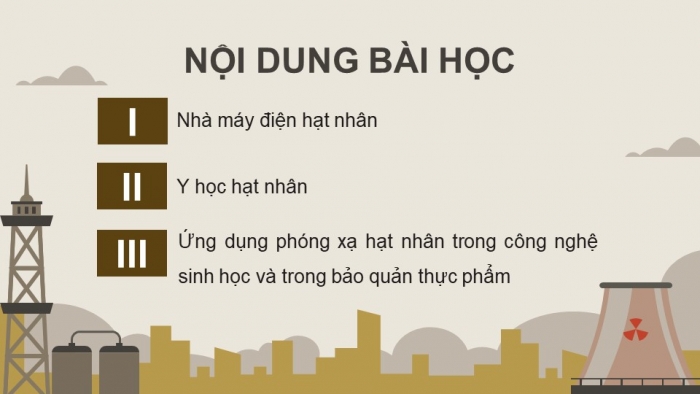 Giáo án điện tử Vật lí 12 kết nối Bài 24: Công nghiệp hạt nhân