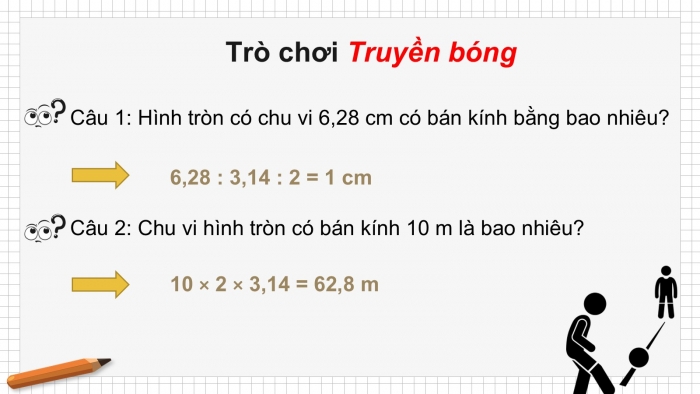 Giáo án PPT dạy thêm Toán 5 Cánh diều bài 55: Chu vi hình tròn