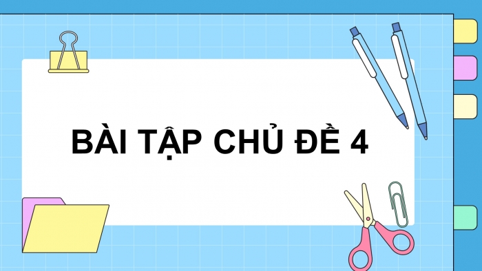 Giáo án điện tử KHTN 9 cánh diều - Phân môn Vật lí Bài tập (Chủ đề 4)