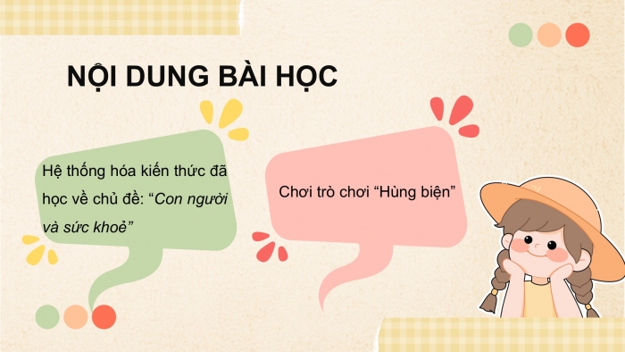 Giáo án điện tử Khoa học 5 cánh diều Bài Ôn tập chủ đề Con người và sức khoẻ