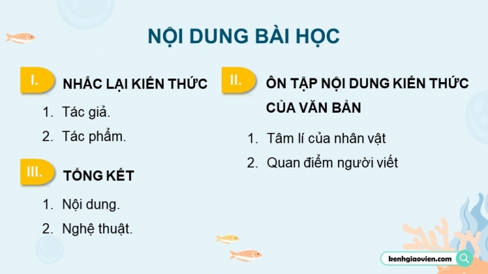 Giáo án PPT dạy thêm Ngữ văn 12 Kết nối bài 9: Trở về (Trích Ông già và biển cả - Ơ-nít Hê-minh-uê – Ernest Hemingway)