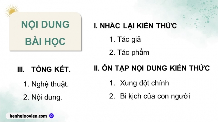 Giáo án PPT dạy thêm Ngữ văn 12 Kết nối bài 9: Hồn Trương Ba, da hàng thịt (Trích – Lưu Quang Vũ)