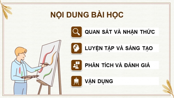 Giáo án điện tử chuyên đề Mĩ thuật 10 kết nối Bài 1: Trang trí và nguyên tắc tạo hình trong trang trí