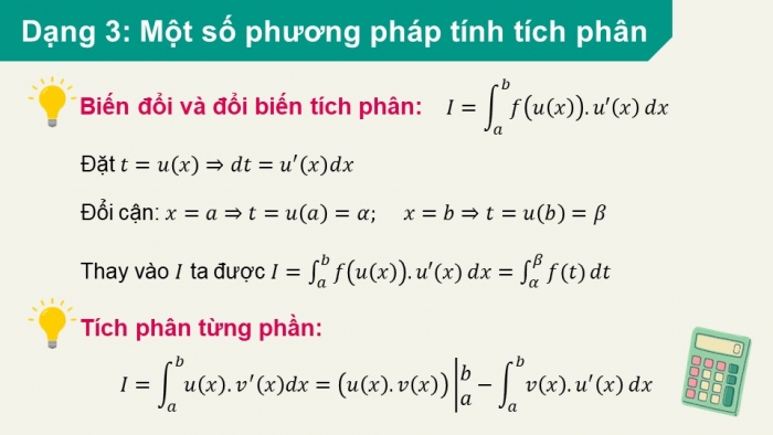 Giáo án PPT dạy thêm Toán 12 cánh diều Bài 3: Tích phân (P2)