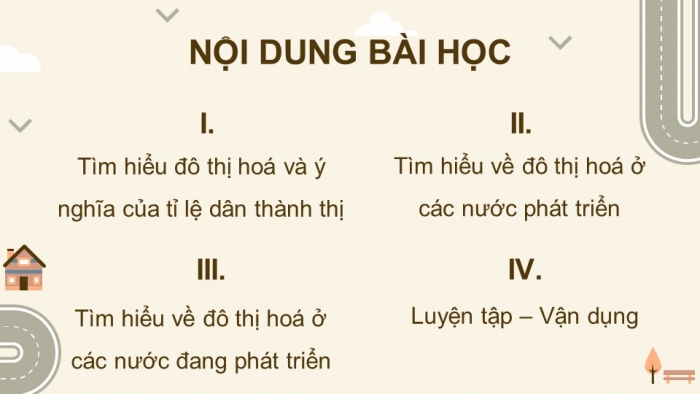 Giáo án điện tử chuyên đề Địa lí 10 cánh diều CĐ 2: Đô thị hoá