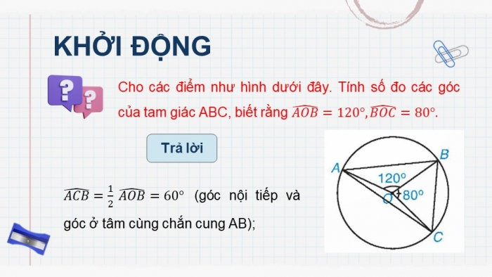 Giáo án PPT dạy thêm Toán 9 Kết nối bài 27: Góc nội tiếp