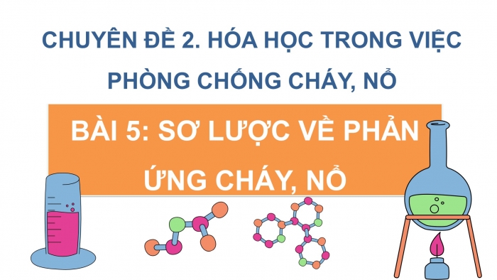 Giáo án điện tử chuyên đề Hoá học 10 kết nối Bài 5: Sơ lược về phản ứng cháy, nổ