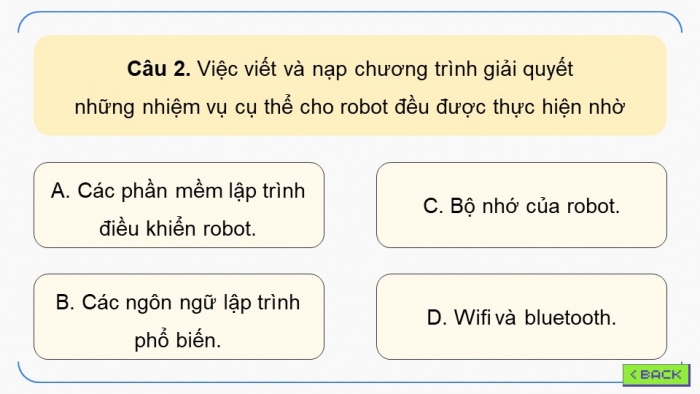 Giáo án điện tử chuyên đề Khoa học máy tính 10 kết nối Bài 8: Thực hành Kiểm tra tình trạng hoạt động của robot