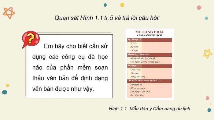 Giáo án điện tử chuyên đề Tin học ứng dụng 10 kết nối Bài 1: Lập dàn ý và định dạng với các công cụ nâng cao