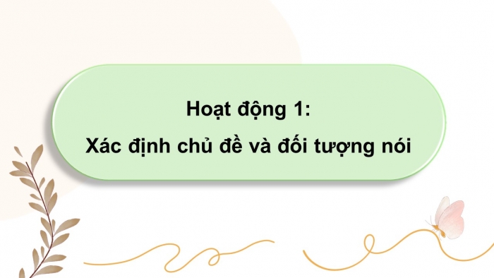 Giáo án điện tử Tiếng Việt 5 chân trời Bài 6: Chia sẻ theo chủ đề Điều em muốn nói