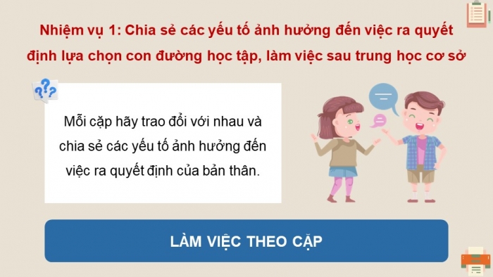 Giáo án điện tử Hoạt động trải nghiệm 9 chân trời bản 2 Chủ đề 8 Tuần 33