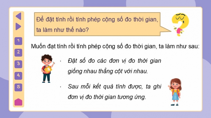 Giáo án PPT dạy thêm Toán 5 Kết nối bài 57: Cộng, trừ số đo thời gian