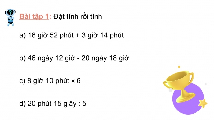 Giáo án PPT dạy thêm Toán 5 Chân trời bài 82: Em làm được những gì?