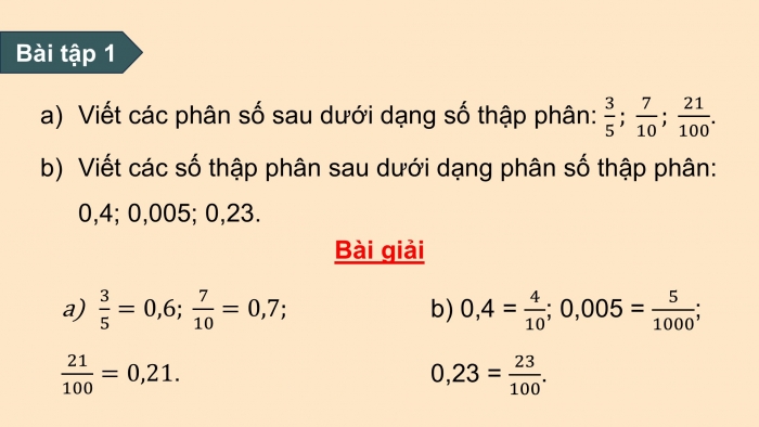 Giáo án PPT dạy thêm Toán 5 Chân trời bài 89: Ôn tập số thập phân