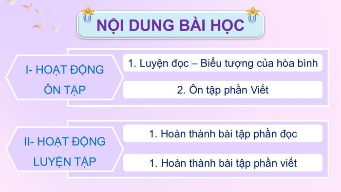 Giáo án PPT dạy thêm Tiếng Việt 5 cánh diều Bài 16: Biểu tượng của hoà bình, Luyện tập kể chuyện sáng tạo (Thực hành viết)