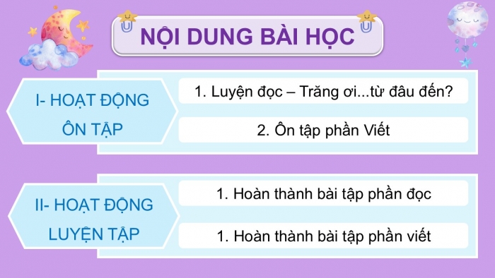 Giáo án PPT dạy thêm Tiếng Việt 5 cánh diều Bài 17: Trăng ơi... từ đâu đến?, Trả bài viết kể chuyện sáng tạo