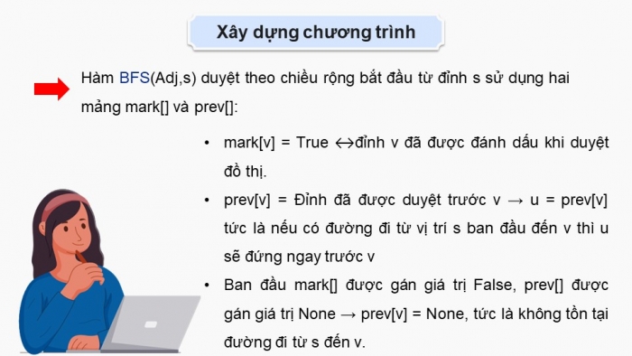 Giáo án điện tử chuyên đề Khoa học máy tính 12 kết nối Bài 17: Thực hành duyệt đồ thị tổng hợp