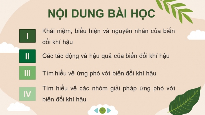 Giáo án điện tử chuyên đề Địa lí 10 cánh diều CĐ 1: Biến đổi khí hậu