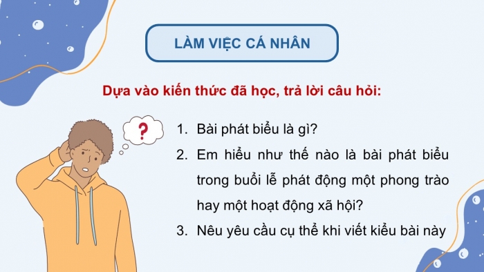 Giáo án PPT dạy thêm Ngữ văn 12 Cánh diều bài 9: Viết bài phát biểu trong lễ phát động một phong trào hoặc một hoạt động xã hội