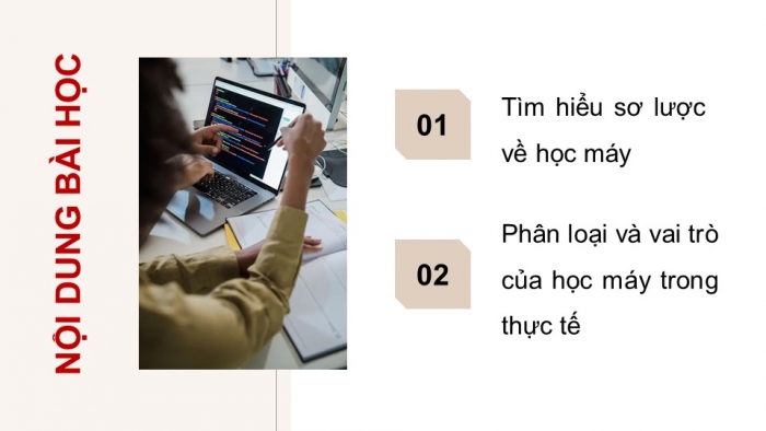 Giáo án điện tử Khoa học máy tính 12 kết nối Bài 25: Làm quen với Học máy