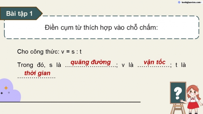 Giáo án PPT dạy thêm Toán 5 Cánh diều bài 73: Luyện tập