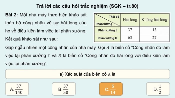 Giáo án điện tử Toán 12 chân trời Bài tập cuối chương VI