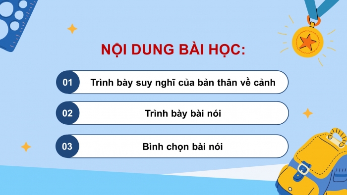 Giáo án điện tử Tiếng Việt 5 chân trời Bài 2: Nói về cuộc sống thanh bình