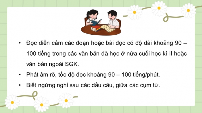 Giáo án điện tử Tiếng Việt 5 chân trời Bài Ôn tập cuối năm học (Tiết 1)