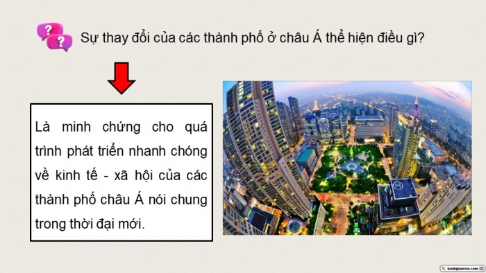 Giáo án điện tử Lịch sử 9 chân trời Bài 22: Châu Á từ năm 1991 đến nay