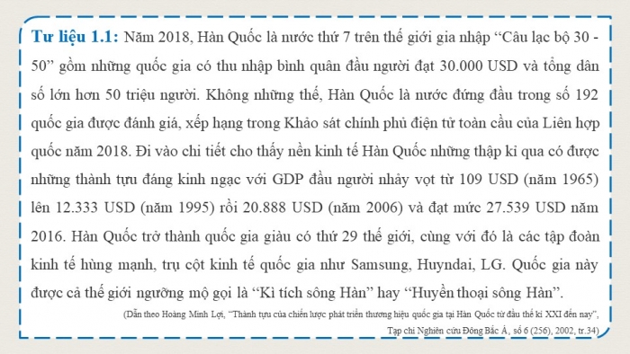 Giáo án điện tử Lịch sử 9 chân trời Bài 22: Châu Á từ năm 1991 đến nay (P2)