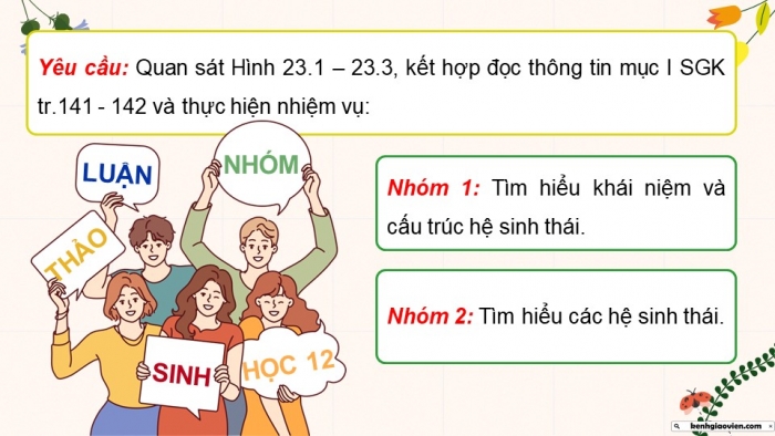 Giáo án điện tử Sinh học 12 cánh diều Bài 23: Hệ sinh thái