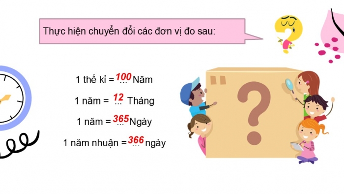 Giáo án PPT dạy thêm Toán 5 Kết nối bài 56: Các đơn vị đo thời gian