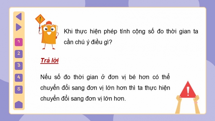 Giáo án PPT dạy thêm Toán 5 Kết nối bài 57: Cộng, trừ số đo thời gian