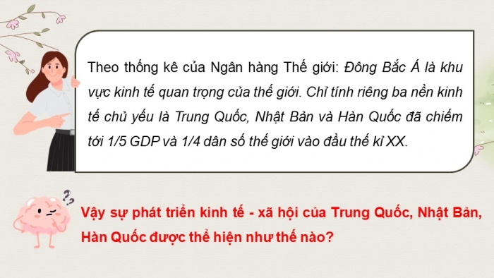 Giáo án điện tử Lịch sử 9 cánh diều Bài 19: Châu Á từ năm 1991 đến nay (P2)