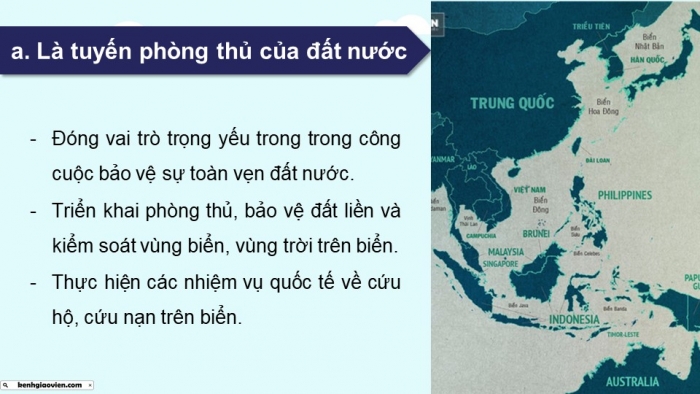 Giáo án điện tử Lịch sử 9 kết nối Chủ đề chung 3 Bảo vệ chủ quyền, các quyền và lợi ích hợp pháp của Việt Nam ở Biển Đông (2) (P2)