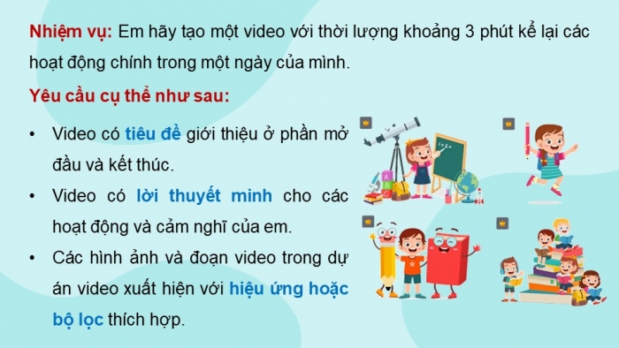 Giáo án điện tử Tin học 9 cánh diều Chủ đề E4 Bài 9: Thực hành tổng hợp