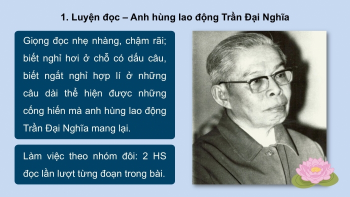 Giáo án PPT dạy thêm Tiếng Việt 5 Kết nối bài 21: Bài đọc Anh hùng Lao động Trần Đại Nghĩa. Luyện tập về câu ghép. Viết đoạn văn nêu ý kiến tán thành một sự việc, hiện tượng (Bài viết số 2)