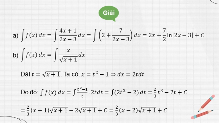 Giáo án PPT dạy thêm Toán 12 kết nối Bài tập cuối chương IV