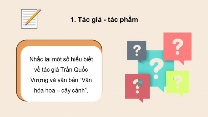 Giáo án PPT dạy thêm Ngữ văn 9 Kết nối bài 9: Văn hóa hoa – cây cảnh (Trần Quốc Vượng)