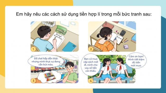 Giáo án điện tử Đạo đức 5 cánh diều Bài 12: Em sử dụng tiền hợp lí