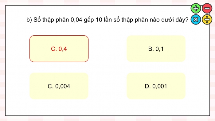 Giáo án điện tử Toán 5 cánh diều Bài 91: Ôn tập chung