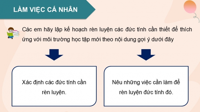 Giáo án điện tử Hoạt động trải nghiệm 5 cánh diều Chủ đề 9: Thích ứng với môi trường học tập mới - Tuần 34