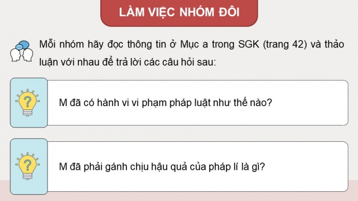 Giáo án điện tử chuyên đề Kinh tế pháp luật 10 kết nối Bài 6: Khái niệm và nguyên tắc cơ bản của pháp luật hình sự Việt Nam