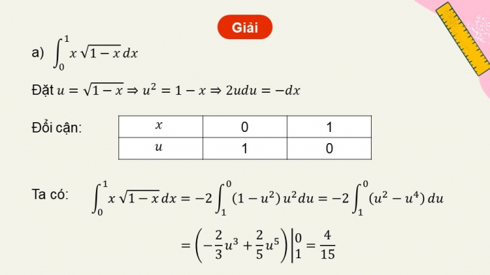 Giáo án PPT dạy thêm Toán 12 cánh diều Bài 3: Tích phân (P2)