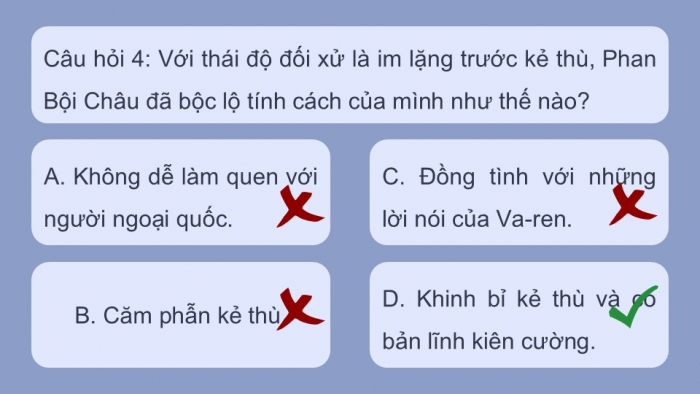 Giáo án PPT dạy thêm Ngữ văn 12 chân trời Bài 8: Những trò lố hay là Va-ren và Phan Bội Châu (Nguyễn Ái Quốc)