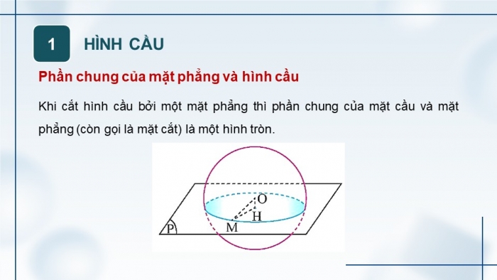 Giáo án PPT dạy thêm Toán 9 Chân trời bài 3: Hình cầu