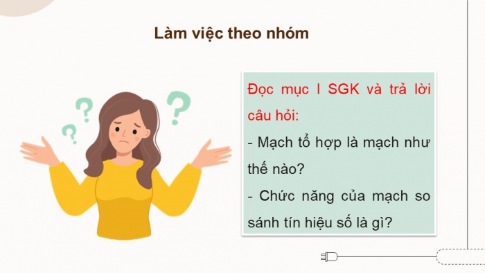 Giáo án điện tử Công nghệ 12 Điện - Điện tử Cánh diều Bài 22: Mạch xử lí tín hiệu trong điện tử số