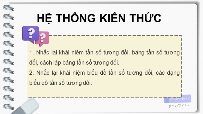 Giáo án PPT dạy thêm Toán 9 Chân trời bài 2: Bảng tần số tương đối và biểu đồ tần số tương đối