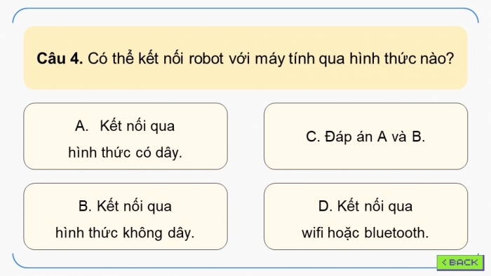 Giáo án điện tử chuyên đề Khoa học máy tính 10 kết nối Bài 8: Thực hành Kiểm tra tình trạng hoạt động của robot